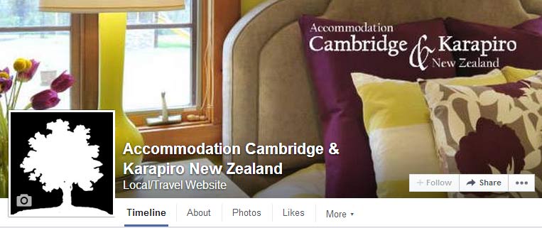 Accommodation Cambridge & Karapiro New Zealand